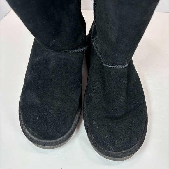 UGG Womens Bailey Button Triplet 5815 Black Classic Snow Tall Boots Size 7W Y2K - Picture 5 of 12